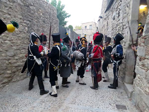 VIII Festa Reviu els Setges Napole&ograve;nics de Girona. Escena 4. Carrer de Pere de Rocabert&iacute;