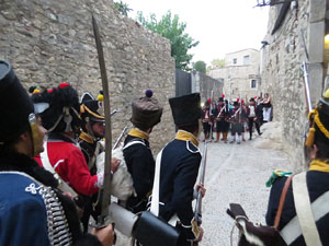 VIII Festa Reviu els Setges Napole&ograve;nics de Girona. Escena 4. Carrer de Pere de Rocabert&iacute;