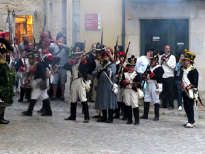 VIII Festa Reviu els Setges Napole&ograve;nics de Girona. Escena 4. Carrer de Pere de Rocabert&iacute;