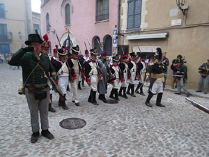 VIII Festa Reviu els Setges Napole&ograve;nics de Girona. Escena 4. Carrer de Pere de Rocabert&iacute;