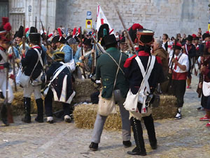 VIII Festa Reviu els Setges Napole&ograve;nics de Girona. Escena 5. La Pla&ccedil;a dels Ap&ograve;stols