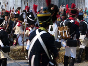 VIII Festa Reviu els Setges Napole&ograve;nics de Girona. Escena 5. La Pla&ccedil;a dels Ap&ograve;stols