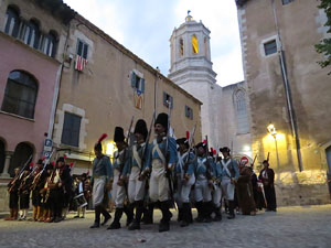 VIII Festa Reviu els Setges Napole&ograve;nics de Girona. Escena 5. La Pla&ccedil;a dels Ap&ograve;stols