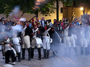 VIII Festa Reviu els Setges Napole&ograve;nics de Girona. Escena 6. La Pla&ccedil;a de Sant Dom&egrave;nec