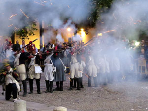 VIII Festa Reviu els Setges Napole&ograve;nics de Girona. Escena 6. La Pla&ccedil;a de Sant Dom&egrave;nec