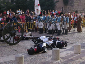 VIII Festa Reviu els Setges Napole&ograve;nics de Girona. Escena 6. La Pla&ccedil;a de Sant Dom&egrave;nec
