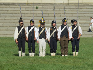 VIII Festa Reviu els Setges Napole&ograve;nics de Girona. Campament al Parc de les Ribes del Ter