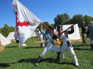 VIII Festa Reviu els Setges Napole&ograve;nics de Girona. Campament al Parc de les Ribes del Ter