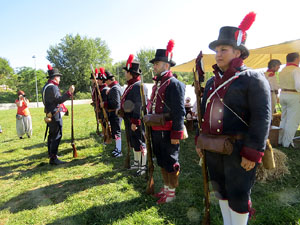 VIII Festa Reviu els Setges Napole&ograve;nics de Girona. Campament al Parc de les Ribes del Ter