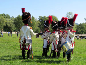 VIII Festa Reviu els Setges Napole&ograve;nics de Girona. Campament al Parc de les Ribes del Ter