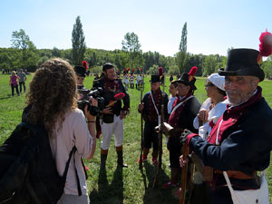 VIII Festa Reviu els Setges Napole&ograve;nics de Girona. Campament al Parc de les Ribes del Ter