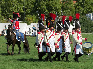 VIII Festa Reviu els Setges Napole&ograve;nics de Girona. Campament al Parc de les Ribes del Ter