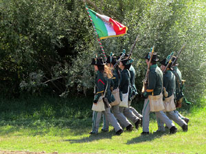 VIII Festa Reviu els Setges Napole&ograve;nics de Girona. Campament al Parc de les Ribes del Ter