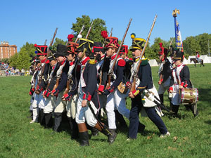 VIII Festa Reviu els Setges Napole&ograve;nics de Girona. Campament al Parc de les Ribes del Ter