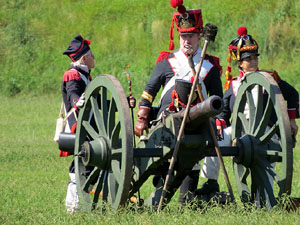 VIII Festa Reviu els Setges Napole&ograve;nics de Girona. Campament al Parc de les Ribes del Ter