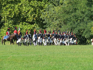 VIII Festa Reviu els Setges Napole&ograve;nics de Girona. Campament al Parc de les Ribes del Ter