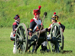 VIII Festa Reviu els Setges Napole&ograve;nics de Girona. Campament al Parc de les Ribes del Ter