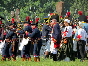 VIII Festa Reviu els Setges Napole&ograve;nics de Girona. Recreaci&oacute; d'una batalla al Parc de les Ribes del Ter
