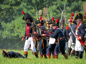 VIII Festa Reviu els Setges Napole&ograve;nics de Girona. Recreaci&oacute; d'una batalla al Parc de les Ribes del Ter