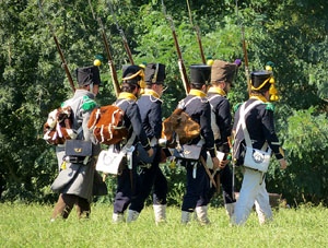 VIII Festa Reviu els Setges Napole&ograve;nics de Girona. Recreaci&oacute; d'una batalla al Parc de les Ribes del Ter