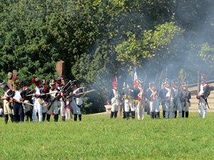 VIII Festa Reviu els Setges Napole&ograve;nics de Girona. Recreaci&oacute; d'una batalla al Parc de les Ribes del Ter