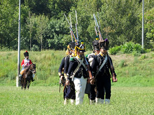 VIII Festa Reviu els Setges Napole&ograve;nics de Girona. Recreaci&oacute; d'una batalla al Parc de les Ribes del Ter