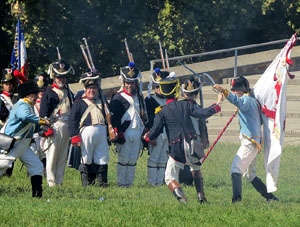 VIII Festa Reviu els Setges Napole&ograve;nics de Girona. Recreaci&oacute; d'una batalla al Parc de les Ribes del Ter