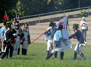 VIII Festa Reviu els Setges Napole&ograve;nics de Girona. Recreaci&oacute; d'una batalla al Parc de les Ribes del Ter