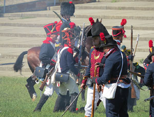 VIII Festa Reviu els Setges Napole&ograve;nics de Girona. Recreaci&oacute; d'una batalla al Parc de les Ribes del Ter