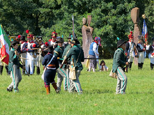 VIII Festa Reviu els Setges Napole&ograve;nics de Girona. Recreaci&oacute; d'una batalla al Parc de les Ribes del Ter
