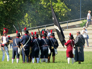 VIII Festa Reviu els Setges Napole&ograve;nics de Girona. Recreaci&oacute; d'una batalla al Parc de les Ribes del Ter