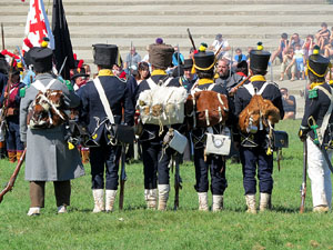 VIII Festa Reviu els Setges Napole&ograve;nics de Girona. Recreaci&oacute; d'una batalla al Parc de les Ribes del Ter