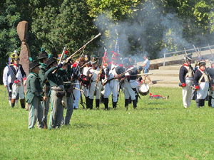 VIII Festa Reviu els Setges Napole&ograve;nics de Girona. Recreaci&oacute; d'una batalla al Parc de les Ribes del Ter