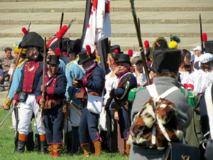VIII Festa Reviu els Setges Napole&ograve;nics de Girona. Recreaci&oacute; d'una batalla al Parc de les Ribes del Ter