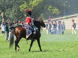 VIII Festa Reviu els Setges Napole&ograve;nics de Girona. Recreaci&oacute; d'una batalla al Parc de les Ribes del Ter