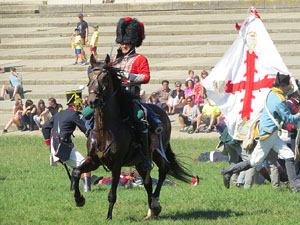 VIII Festa Reviu els Setges Napole&ograve;nics de Girona. Recreaci&oacute; d'una batalla al Parc de les Ribes del Ter