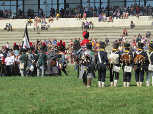 VIII Festa Reviu els Setges Napole&ograve;nics de Girona. Recreaci&oacute; d'una batalla al Parc de les Ribes del Ter