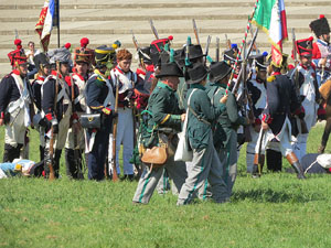 VIII Festa Reviu els Setges Napole&ograve;nics de Girona. Recreaci&oacute; d'una batalla al Parc de les Ribes del Ter