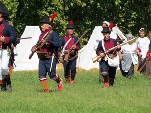 VIII Festa Reviu els Setges Napole&ograve;nics de Girona. Recreaci&oacute; d'una batalla al Parc de les Ribes del Ter