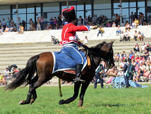 VIII Festa Reviu els Setges Napole&ograve;nics de Girona. Recreaci&oacute; d'una batalla al Parc de les Ribes del Ter
