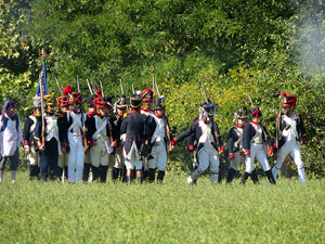 VIII Festa Reviu els Setges Napole&ograve;nics de Girona. Recreaci&oacute; d'una batalla al Parc de les Ribes del Ter