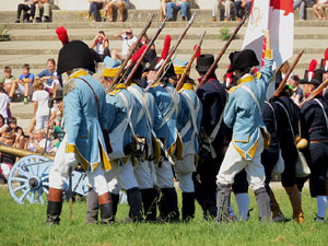 VIII Festa Reviu els Setges Napole&ograve;nics de Girona. Recreaci&oacute; d'una batalla al Parc de les Ribes del Ter