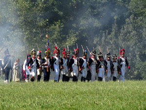 VIII Festa Reviu els Setges Napole&ograve;nics de Girona. Recreaci&oacute; d'una batalla al Parc de les Ribes del Ter