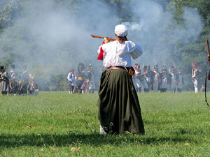 VIII Festa Reviu els Setges Napole&ograve;nics de Girona. Recreaci&oacute; d'una batalla al Parc de les Ribes del Ter
