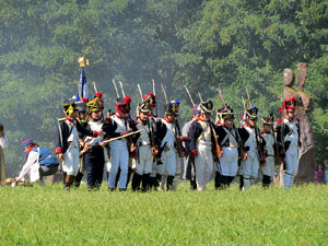 VIII Festa Reviu els Setges Napole&ograve;nics de Girona. Recreaci&oacute; d'una batalla al Parc de les Ribes del Ter