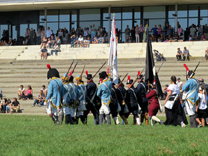 VIII Festa Reviu els Setges Napole&ograve;nics de Girona. Recreaci&oacute; d'una batalla al Parc de les Ribes del Ter