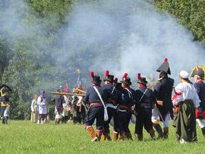 VIII Festa Reviu els Setges Napole&ograve;nics de Girona. Recreaci&oacute; d'una batalla al Parc de les Ribes del Ter