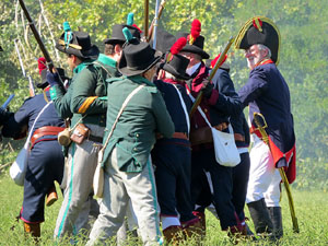 VIII Festa Reviu els Setges Napole&ograve;nics de Girona. Recreaci&oacute; d'una batalla al Parc de les Ribes del Ter