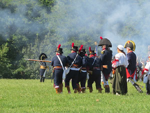 VIII Festa Reviu els Setges Napole&ograve;nics de Girona. Recreaci&oacute; d'una batalla al Parc de les Ribes del Ter