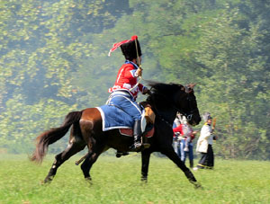 VIII Festa Reviu els Setges Napole&ograve;nics de Girona. Recreaci&oacute; d'una batalla al Parc de les Ribes del Ter